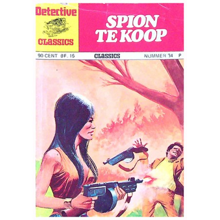 Detective classics 34 Spion te koop 1e druk 1976